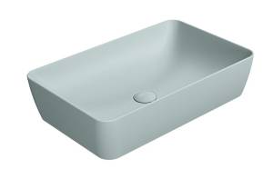 Раковина GSI Nubes 903615 голубой матовый, 60x38