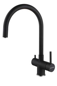Смеситель для кухни Paulmark Heller He213218-BLM черный