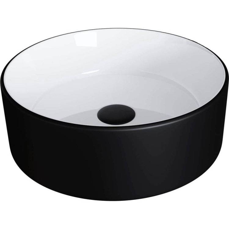 Раковина Grossman GR-4040BW 35 см, черно-белая