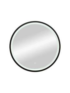 Зеркало Taliente Zled TA-Zled-SBLd600 с LED-подсветкой, круглое, черное, D60 см