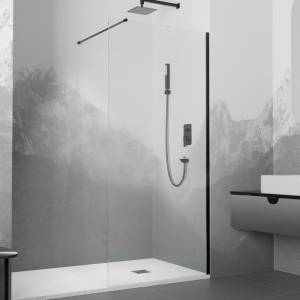 Душевая перегородка RGW WA-010-B 90x195, стекло прозрачное
