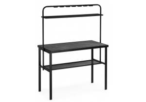 Стол барный Woodville Сари 626030 графит, черный 125x50x171