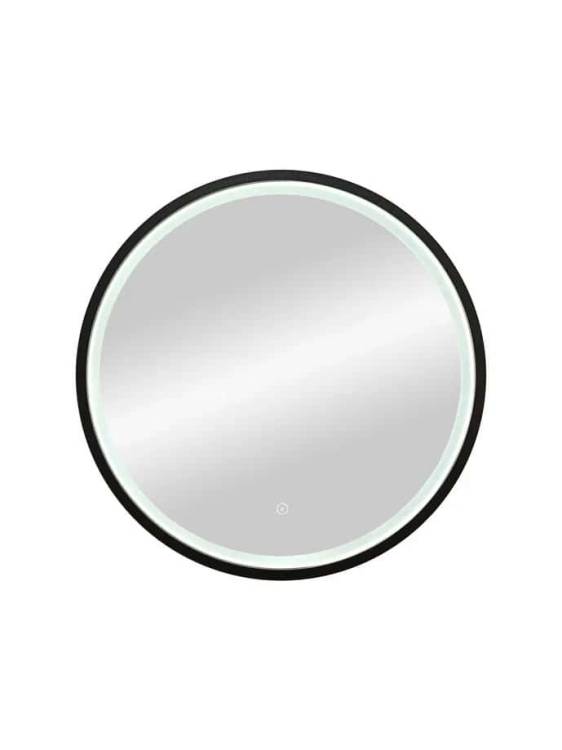 Зеркало Taliente Zled TA-Zled-SBLd600 с LED-подсветкой, круглое, черное, D60 см