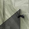 Шторка на ванну MaybahGlass MGV-655-6 70.5x140, поворотная, стекло сатин 6 мм, профиль черный фото 4