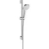 Душевой гарнитур Hansgrohe Croma 26584400 Select E, белый, хром
