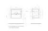 Тумба под раковину Belbagno Kraft 39 KRAFT 39-600/390-2C-SO-CG 60x39x50 Cemento Grigio подвесная с двумя выкатными ящиками фото 11