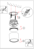 Накладной светильник ЭРА OL7 GX53 BK/CH Б0048531 фото 4