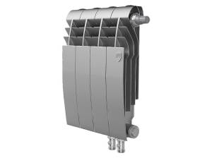 Биметаллический секционный радиатор отопления Royal Thermo Biliner 350 / V Silver Satin / 4 секции