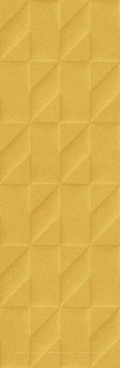 Керамическая плитка Marazzi Italy Outfit M12D Ocher Struttura Tetris 3D 25x76