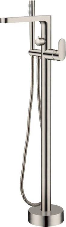 Смеситель для ванны с душем Boheme Spectre 459-NB напольный, nickel brush