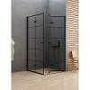 Душевое ограждение NEW TRENDY NEW SOLEO BLACK 80x80x195 D-0287A/D-0288A (черный) фото 2