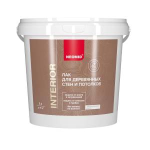 Лак для древесины Neomid Interior глянцевый 1 л