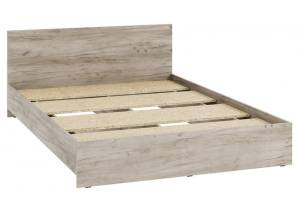 Кровать Woodville Адайн КР-140 608595 дуб крафт серый, дуб крафт серый 140x200