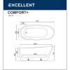 Акриловая ванна Excellent Comfort 2.0 175x74 (белая/белая) фото 8