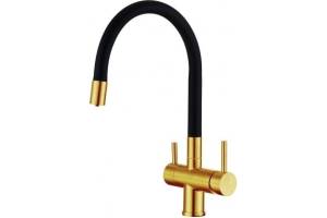 Смеситель для кухни EMAR PVD ЕС - 3015 PVD Golden