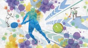 Фреска Ortograf Free time 2 34963 Playing tennis Флорентина FF