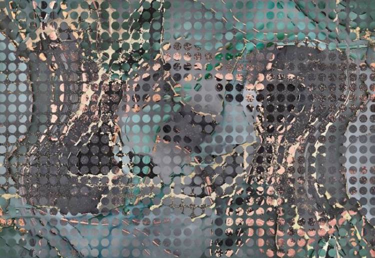 3D Фотообои Artegrafico «Малахитовая мозаика» IN-005 песок