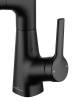 Смеситель для раковины Wonzon & Woghand WW-121B108-MB с выдвижным изливом, черный матовый фото 5