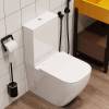 Унитаз-компакт Cerutti Spa Mimi 8707 безободковый, с микролифтом фото 5