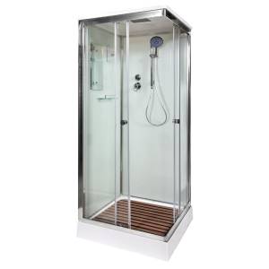 Душевая кабина AvaCan K401SEL с электрикой, 100x100x220