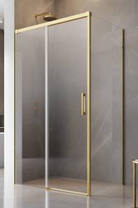 Боковая стенка Radaway Idea Gold S1 100 Right 387052-09-01R Золотой, Прозрачное 100x200.5