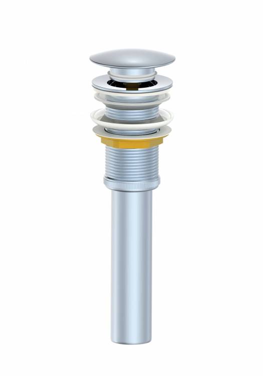 Донный клапан для раковины Wonzon & Woghand WW-88SS04-CR хром