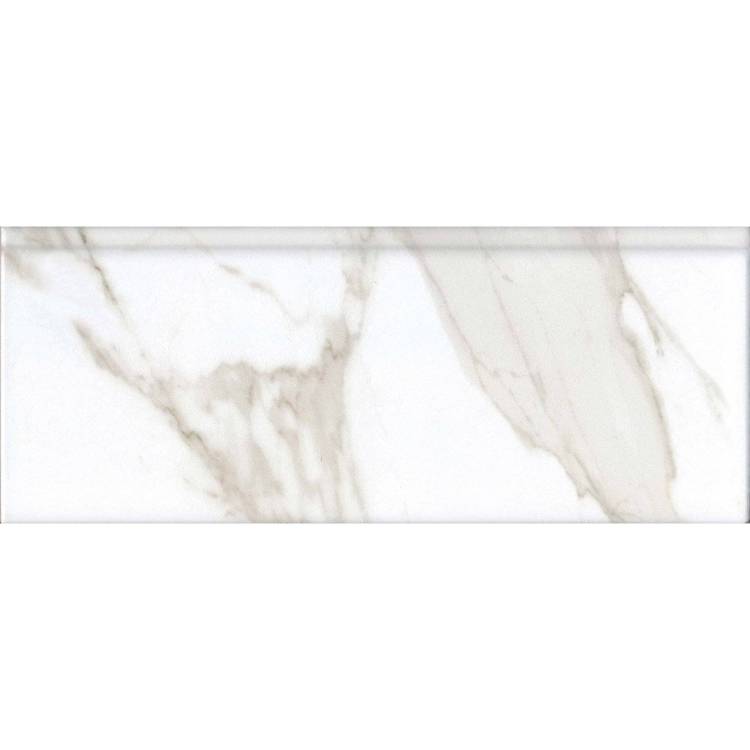 Плинтус Kerama Marazzi Алентежу FMF007R Белый Матовый Обрезной 12x30