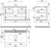 Тумба с раковиной Sancos SNOB R SNR80SM CN6019 фото 6