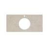 Столешница Kerama Marazzi Plaza PL5.DD590500R\100 для накладных раковин Про Лаймстоун АТ бежевый темный