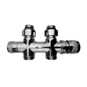 Узел нижнего подключения Primoclima Armature Lunar PCART889AC термостатический, прямой 1/2"х3/4"Е ,хром