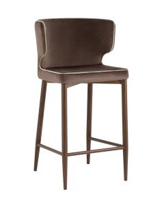 Стул полубарный Stool Group Матео MC110C HLR-49/HLR-08 edge DUAL коричневый