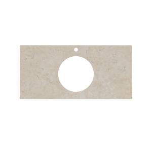 Столешница Kerama Marazzi Plaza PL5.DD590500R\100 для накладных раковин Про Лаймстоун АТ бежевый темный