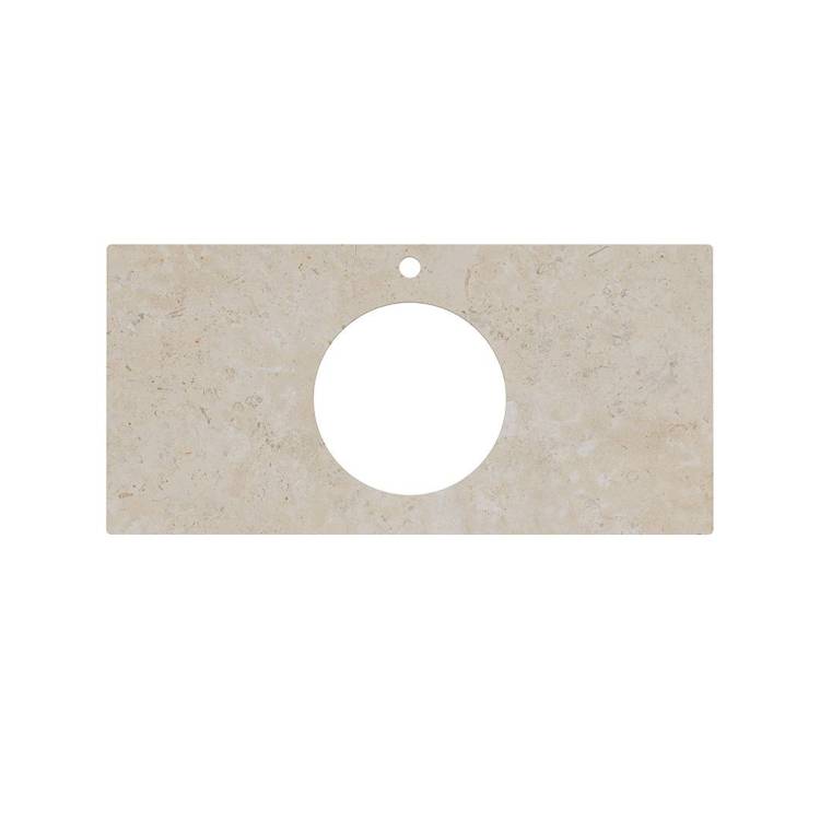 Столешница Kerama Marazzi Plaza PL5.DD590500R\100 для накладных раковин Про Лаймстоун АТ бежевый темный