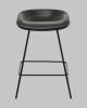 Стул полубарный Stool Group Фуриоса AV 461-Pbl-9005(PP) черный, экокожа фото 3