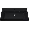 Раковина Uperwood Classic Quartz 291030008 80 см, уголь, черная матовая