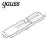 Шинопровод однофазный встраиваемый Gauss TR129 фото 2