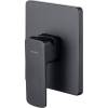 Смеситель для душа Allen Brau Infinity 5.21015-31 с внутренней частью, черный матовый