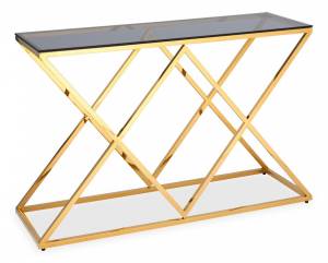 Стол туалетный Stool Group Инсигния ECST-026-TG-SK (120x40) сталь золото