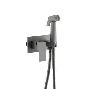 Гигиенический душ Belz B55808-3 со смесителем, оружейная сталь