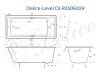 Чугунная ванна Delice Level DLR230602R 170x75, с отверстиями под ручки, без ножек фото 9