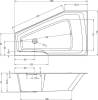Акриловая ванна Riho Rething Space R, 180х110 фото 3