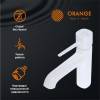 Смеситель для раковины Orange Karl M05-021W,белый фото 6