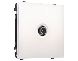 Комплект механизма TV розетки проходной Ambrella Volt Sigma MS213030 жемчуг