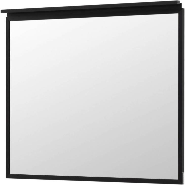 Зеркало Allen Brau Priority 90 1.31016.BB с LED подсветкой, черный брашированный, 750x900x20