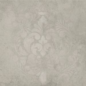Керамогранит Kerama Marazzi Хадду KM4040G0061N серый светлый матовый декорированный 40.2x40.2