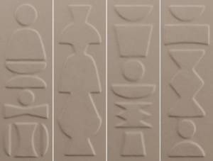 Керамическая плитка 41ZERO42 Nok 4101223 Totem Taupe 6.5x20