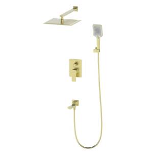 Душевой комплект Wonzon & Woghand WW-88939003-BG золотой