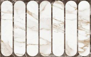 Керамическая плитка Gracia Ceramica Капелла 010100001556 белый низ 03 25x40