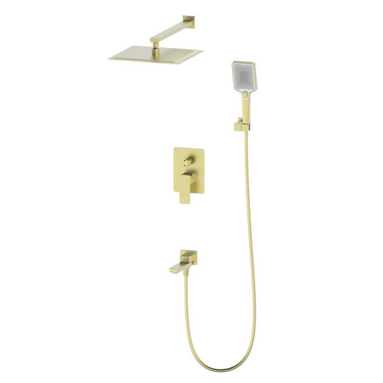 Душевой комплект Wonzon & Woghand WW-88939003-BG золотой