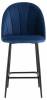 Стул барный Stool Group Логан New AV 413-Cb-08(PP) велюр синий фото 2